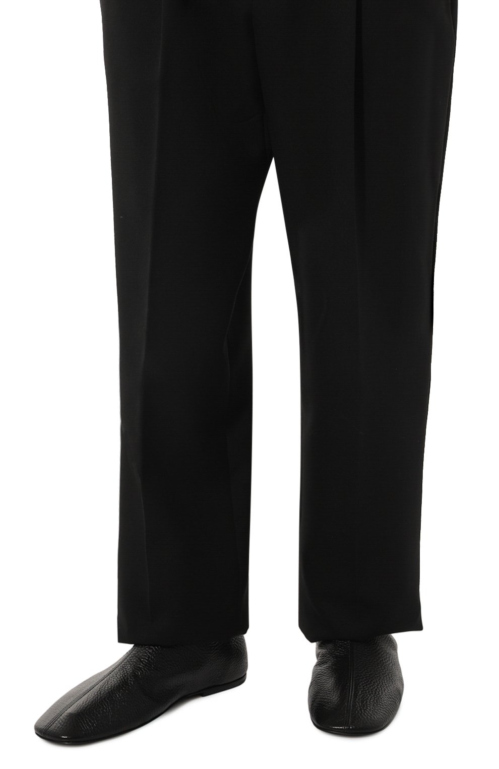 Кожаные полусапоги DRIES VAN NOTEN черного цвета по цене 79150 руб., арт. MS242-1318/111, фото 3 Кожаные полусапоги DRIES VAN NOTEN, арт. MS242-1318/111, фото 3