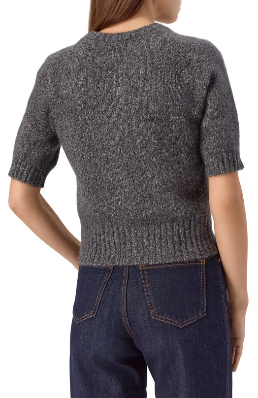 Кардиган из кашемира и шелка arch4 KNCD2594C Серый  KNCD2594C Фото 4