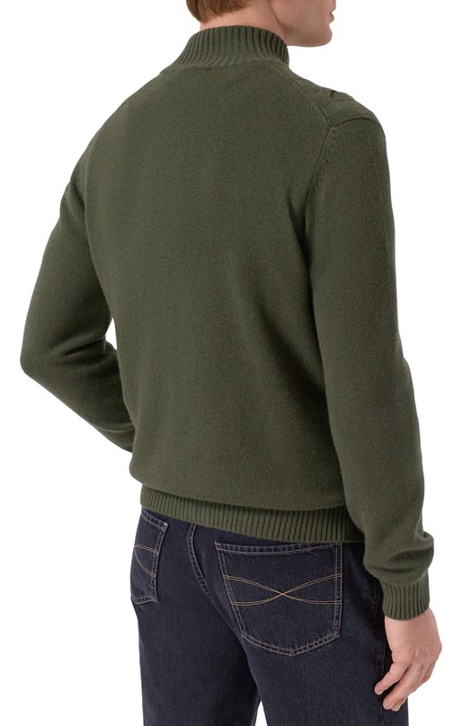 Кашемировый кардиган MVST M25.1PM.K013 Хаки  M25.1PM.K013 Фото 4