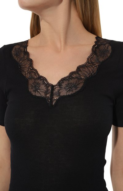 Хлопковая футболка HANRO, арт. 071376., фото 5