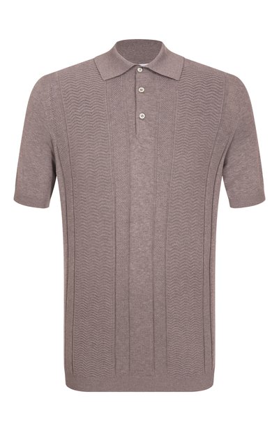 Мужская хлопковое поло BRUNELLO CUCINELLI, арт. M29203305
