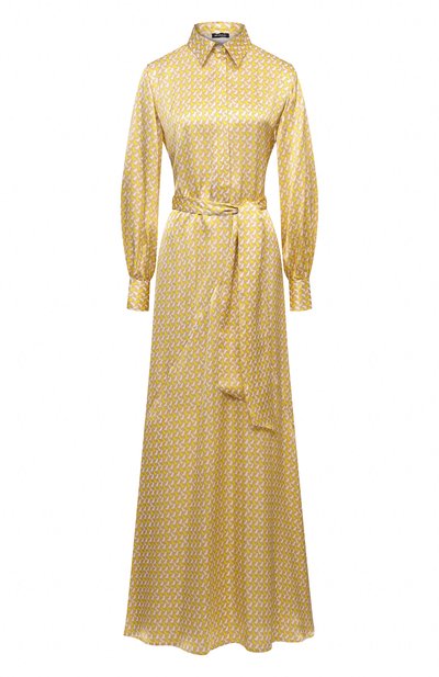 Атласное платье KITON, арт. D51327K0979A, фото 1