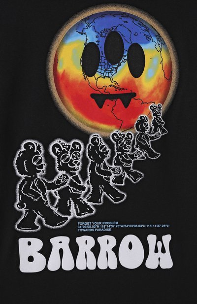 Хлопковая футболка BARROW, арт. S5BKJUTH069, фото 3