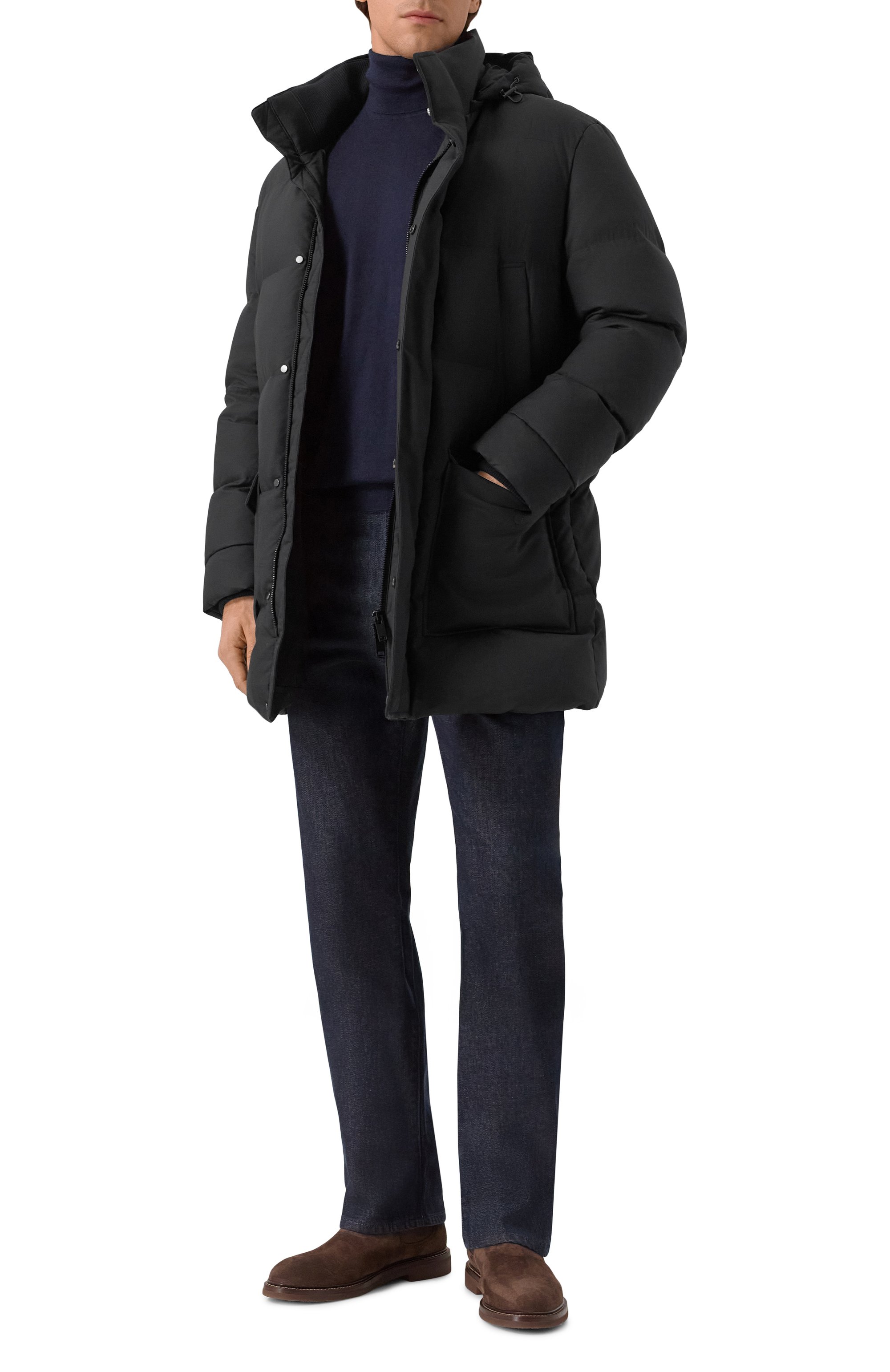 Пуховик из шелка и шерсти MVST, арт. LUG0_V0R0NA, фото 2