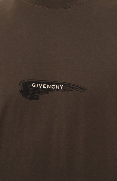Хлопковая футболка GIVENCHY, арт. BM71JA3YN1, фото 5
