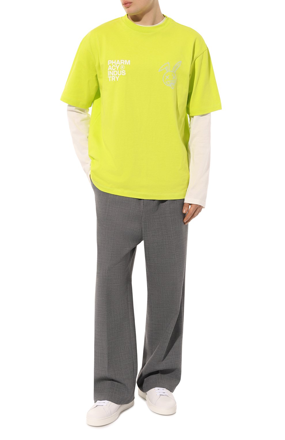 Хлопковая футболка PHARMACY INDUSTRY, арт. PHABM00025, фото 2