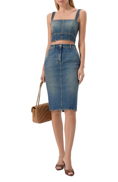 Джинсовый топ ELIE SAAB, арт. T0319/D0002, фото 2