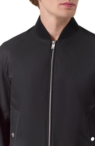 Бомбер BOSS черного цвета по цене 44950 руб., арт. 50544097, фото 5 Бомбер BOSS, арт. 50544097, фото 5