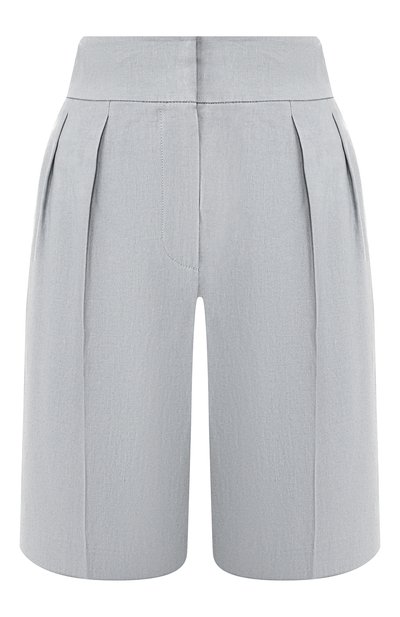 Женские шорты из смеси льна и хлопка BRUNELLO CUCINELLI, арт. MF591P7262