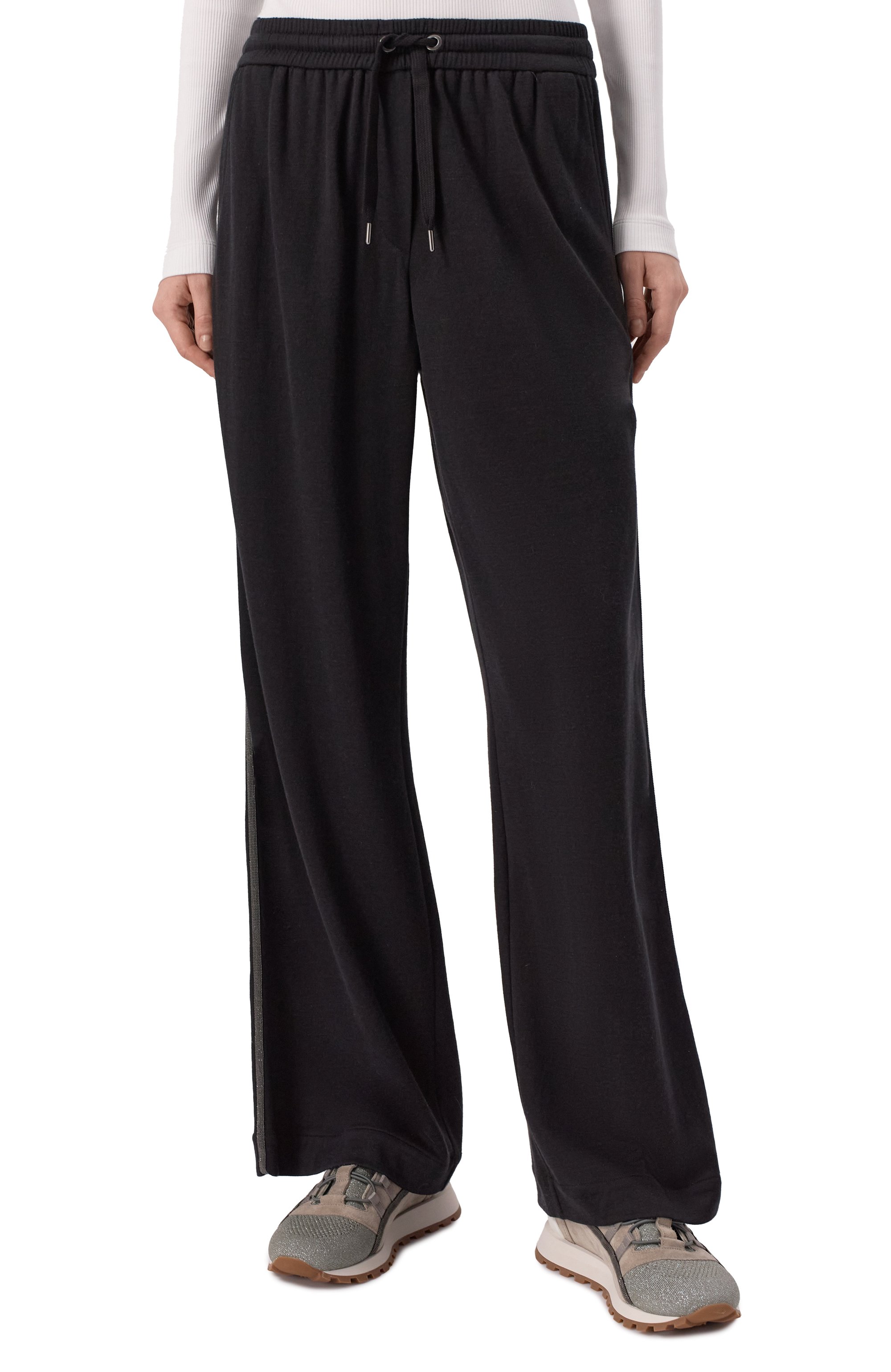 Брюки из хлопка и шелка BRUNELLO CUCINELLI, арт. MD828SM689, фото 3