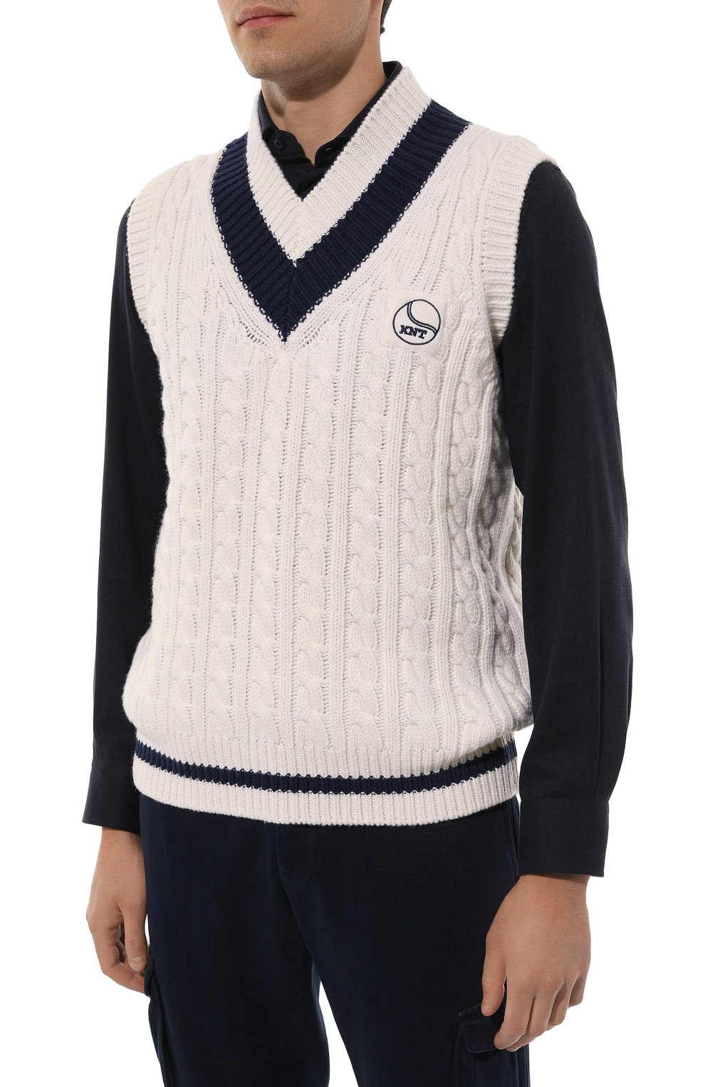 Шерстяной жилет KITON, арт. UMM058902, фото 3