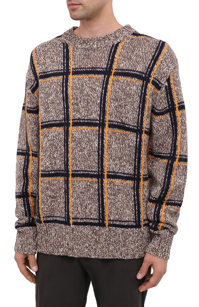 Шерстяной свитер DRIES VAN NOTEN бежевого цвета по цене 72200 руб., арт. 202-21234-1706, фото 3 Шерстяной свитер DRIES VAN NOTEN, арт. 202-21234-1706, фото 3