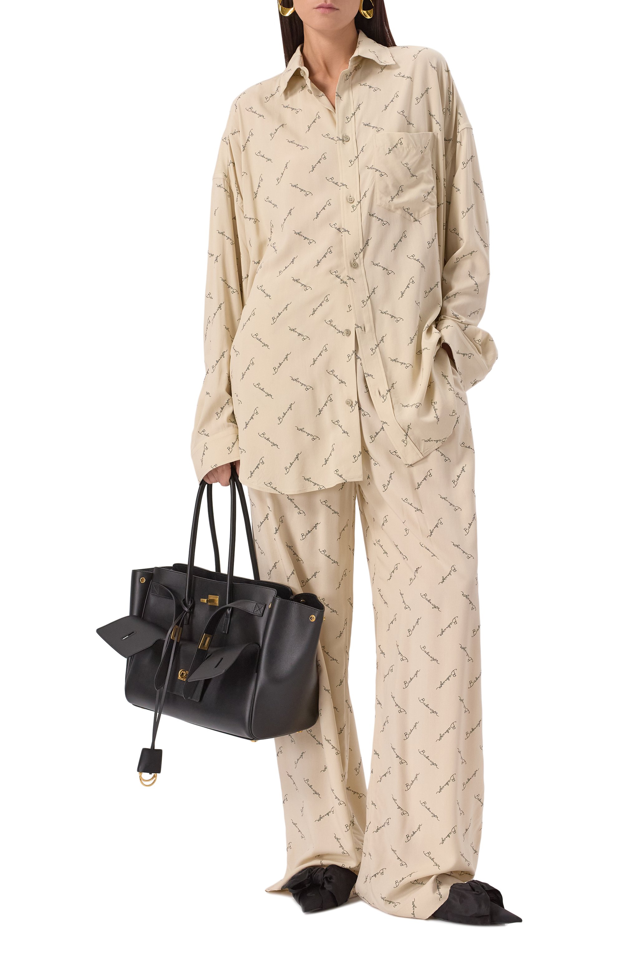 Рубашка из вискозы BALENCIAGA, арт. 773300/TRLB1, фото 2