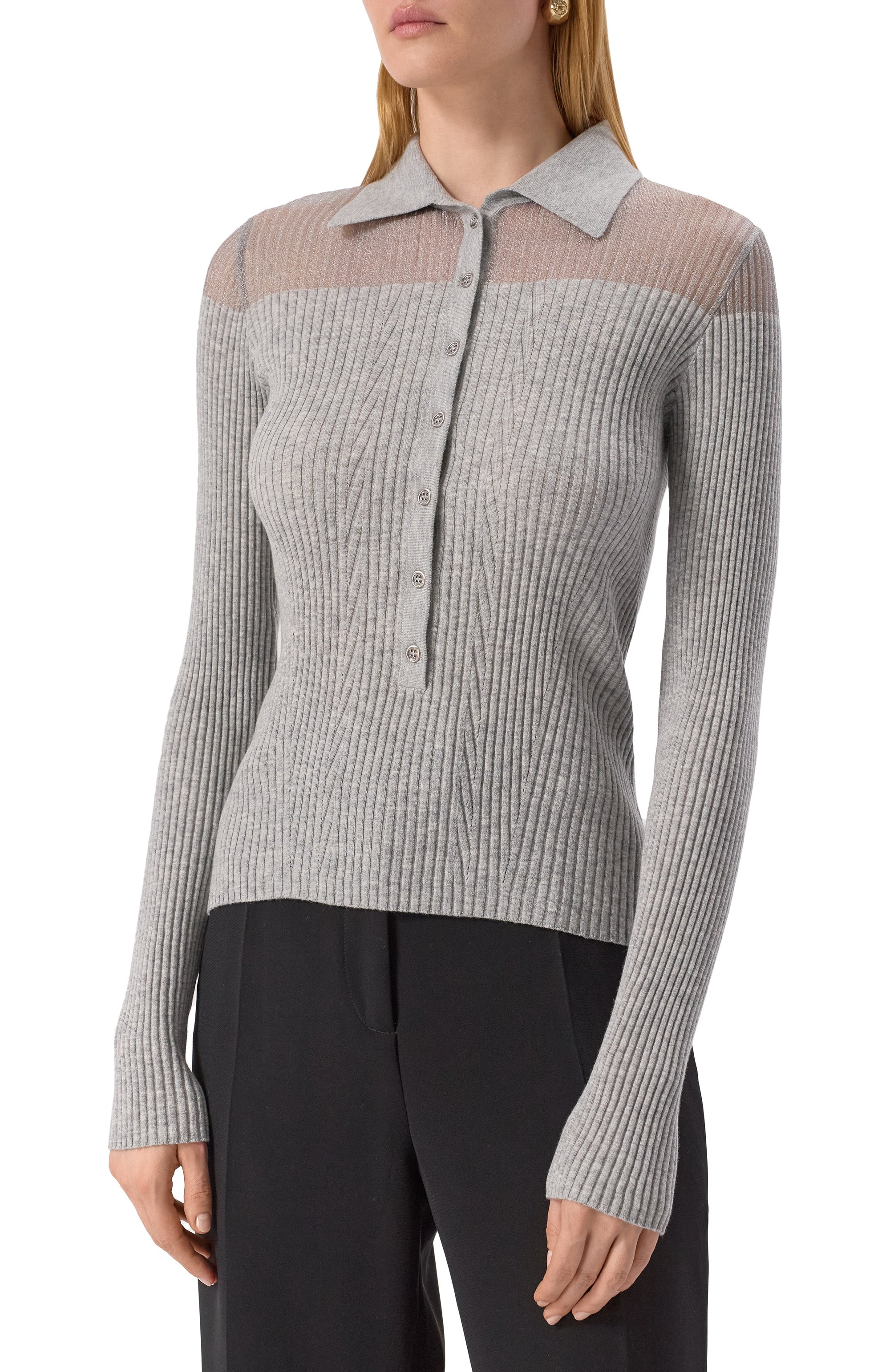 Поло из шерсти и кашемира PINKO, арт. 105016/A2E7, фото 3