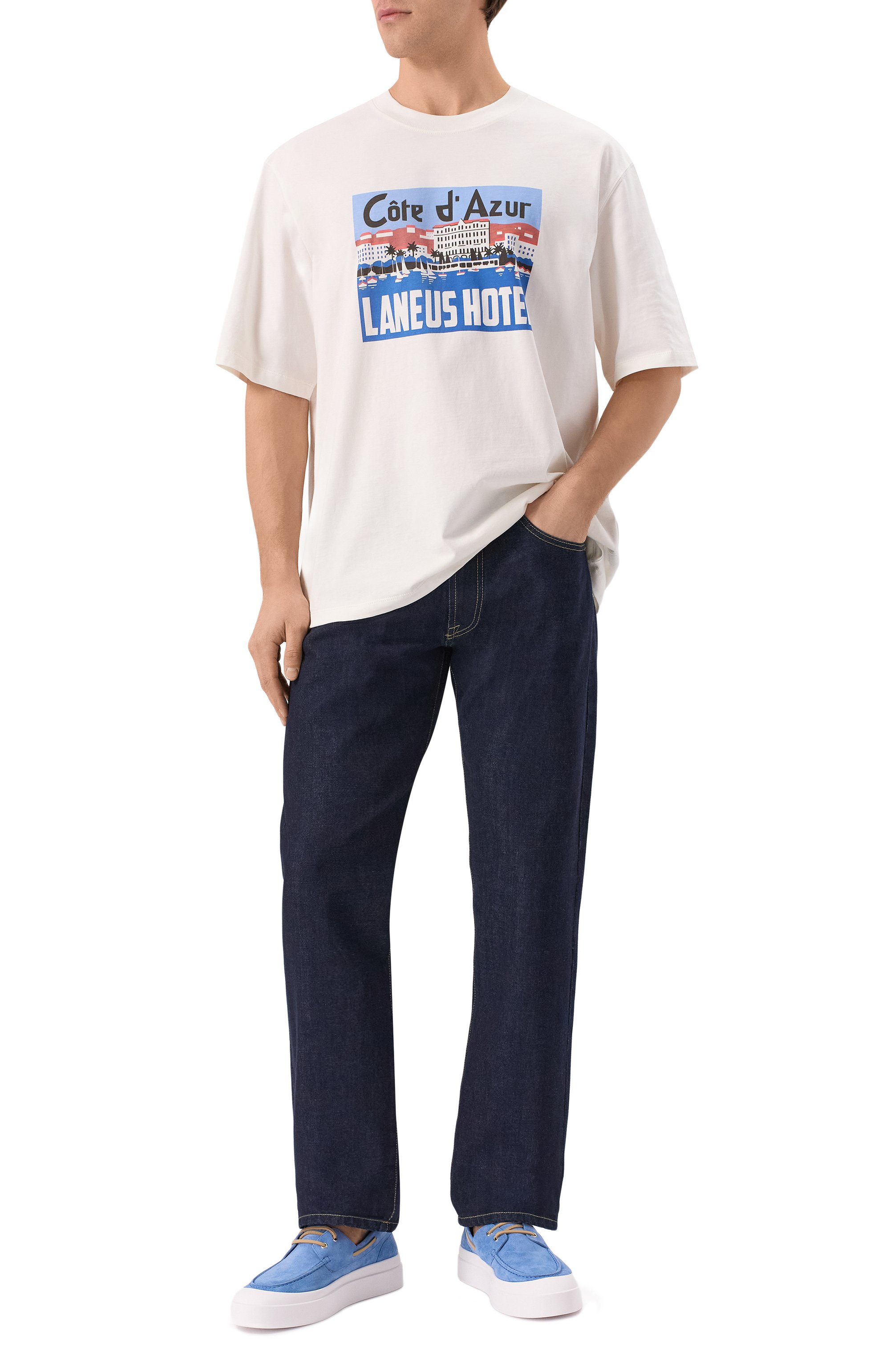 Хлопковая футболка LANEUS, арт. S5LAUATH100, фото 2