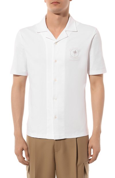 Хлопковая рубашка BRUNELLO CUCINELLI, арт. ML8240614P, фото 3