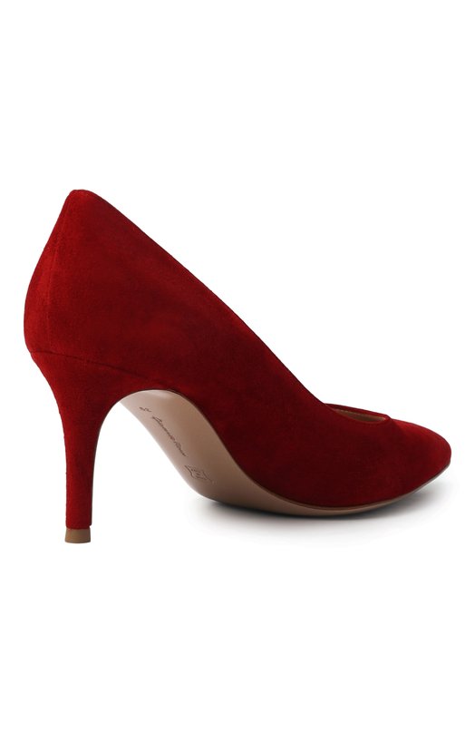 Замшевые туфли Gianvito 70 Gianvito Rossi G26770.70RIC.CAMR0UG Красный  G26770.70RIC.CAMR0UG Фото 5