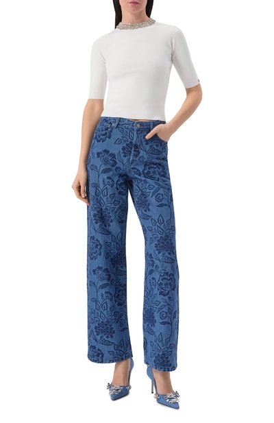 Текстильные туфли crystal buttons 85 MACH & MACH, арт. R25-S0870-85-X21-B27, фото 2