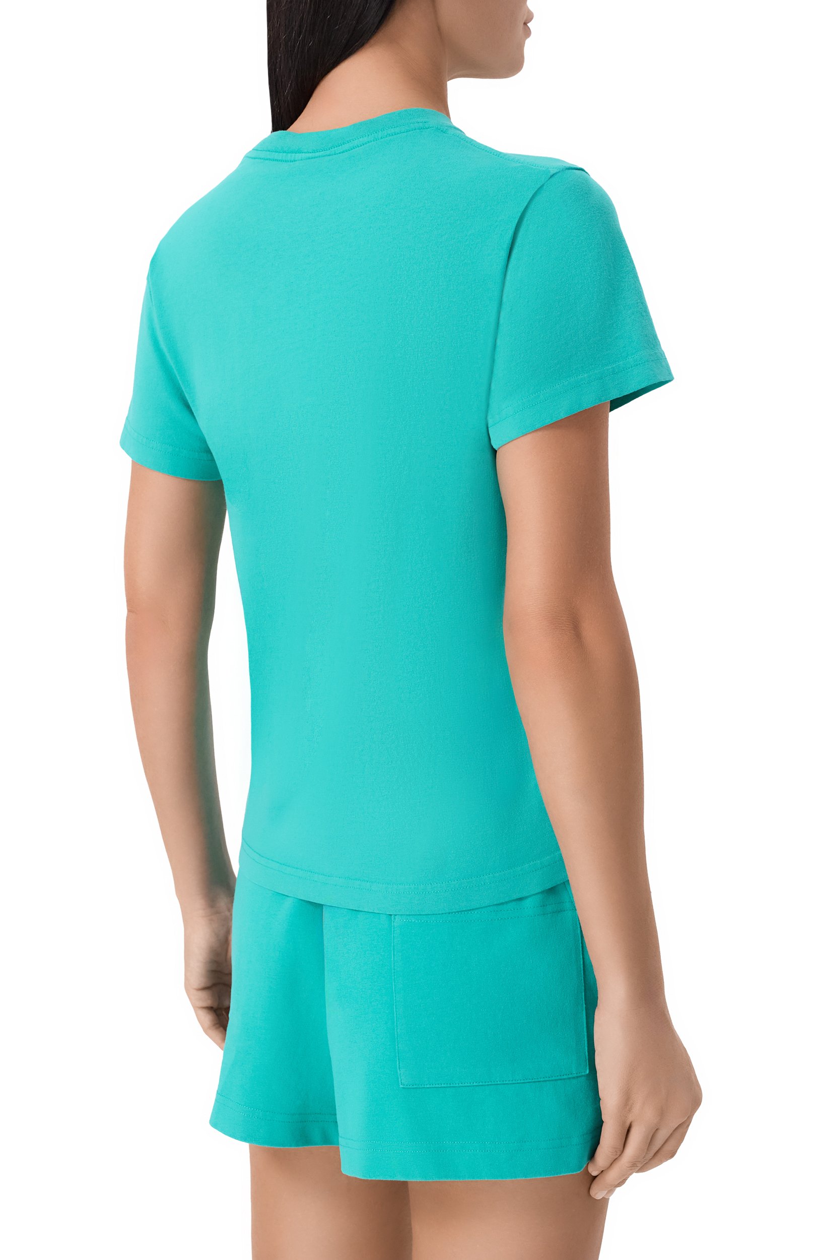 Хлопковая футболка SPORTY AND RICH, арт. T0120712268GR02, фото 4