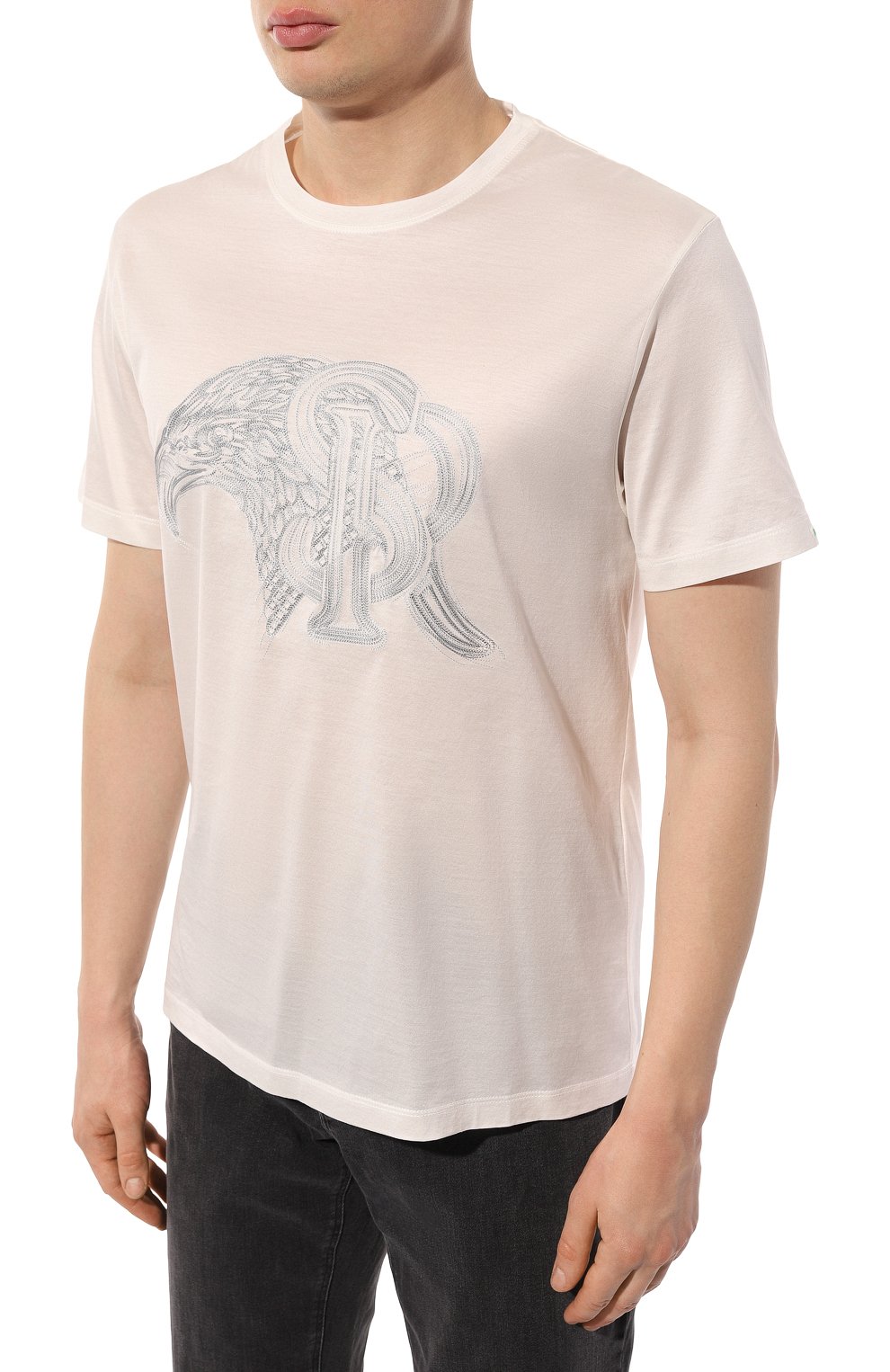 Хлопковая футболка STEFANO RICCI, арт. MNH3302610/TE0001, фото 3