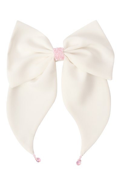 Бант PINK.OLIVKA белого цвета по цене 8280 руб., арт. PO-15017, фото 1 Бант PINK.OLIVKA, арт. PO-15017, фото 1