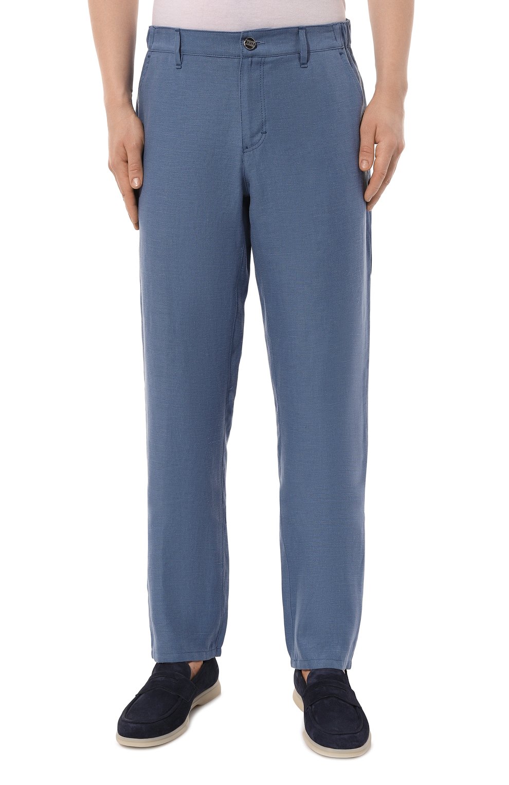 Брюки изо льна и шелка ZILLI, арт. CP801BM0850VZC000, фото 3