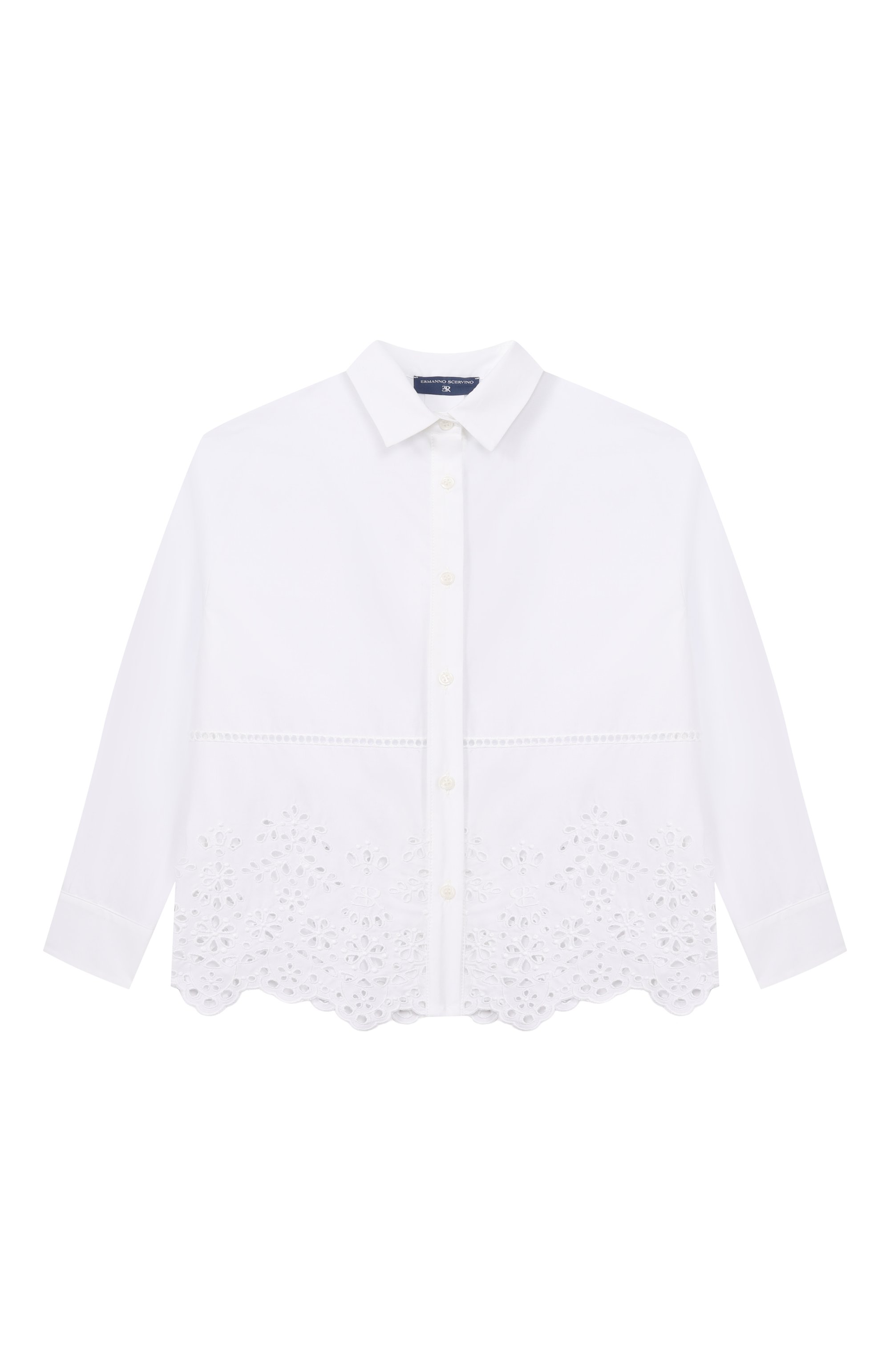 Хлопковая рубашка ERMANNO SCERVINO, арт. Z1G310, фото 1