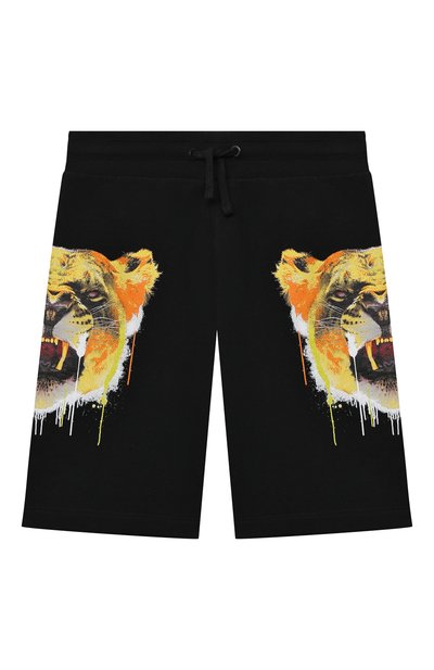 Хлопковые шорты MARCELO BURLON KIDS OF MILAN, арт. 21E/B/MB/3202/0020/2-6Y, фото 1