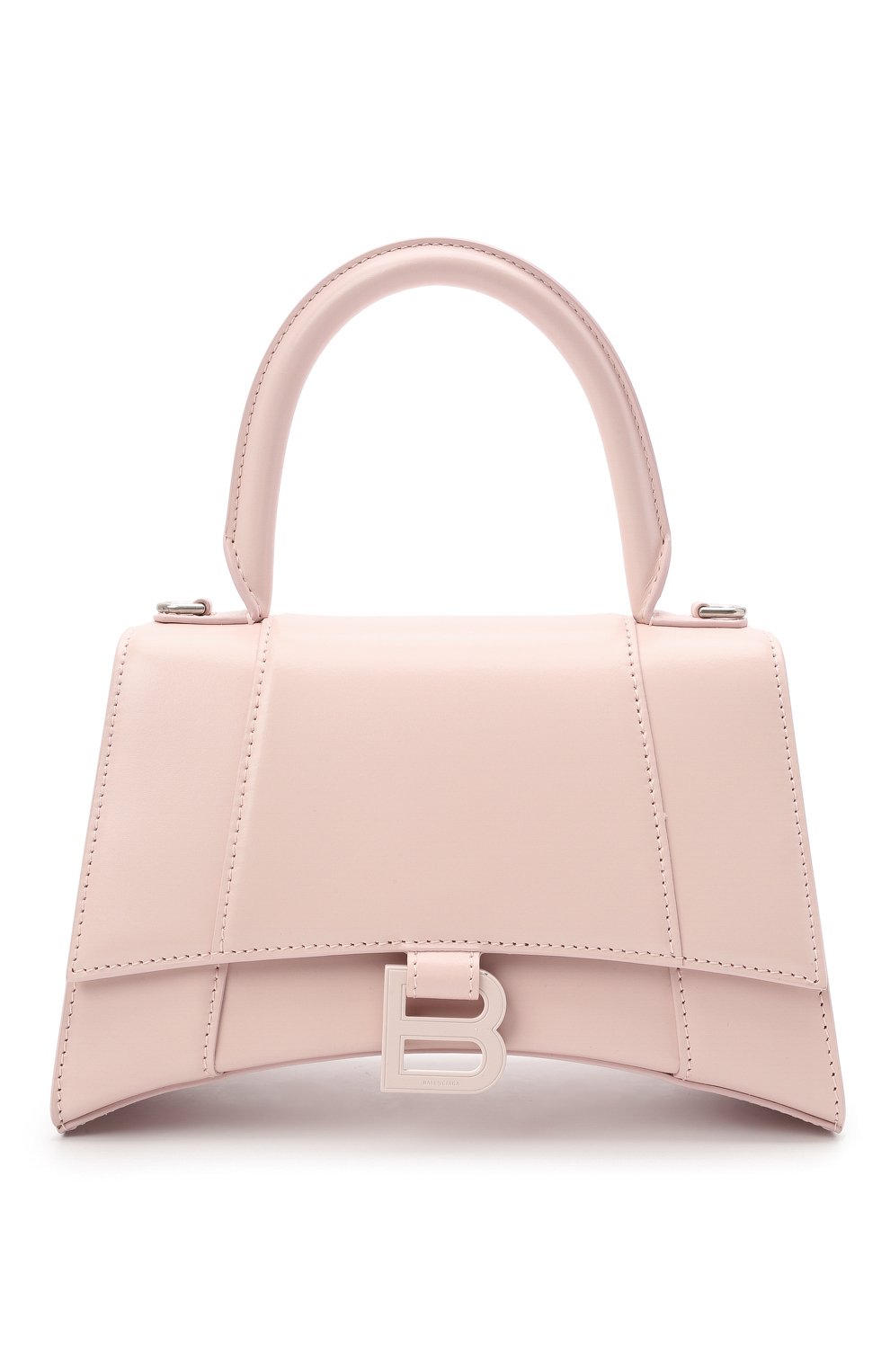 Сумка hourglass s BALENCIAGA светло-розового цвета по цене 212000 руб., арт. 593546/1QJ4I, фото 1 Сумка hourglass s BALENCIAGA, арт. 593546/1QJ4I, фото 1
