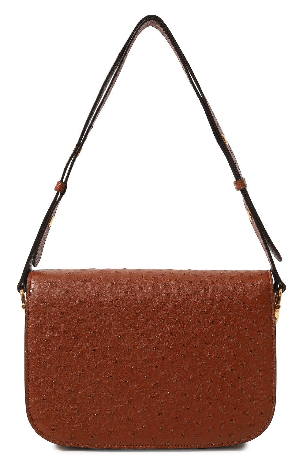Сумка 1955 horsebit small из кожи страуса GUCCI, арт. 602204 EY00G, фото 6