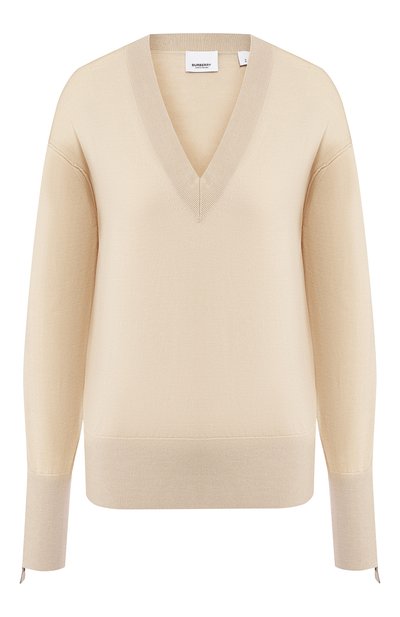 Женский пуловер из шерсти и шелка BURBERRY, арт. 8021169