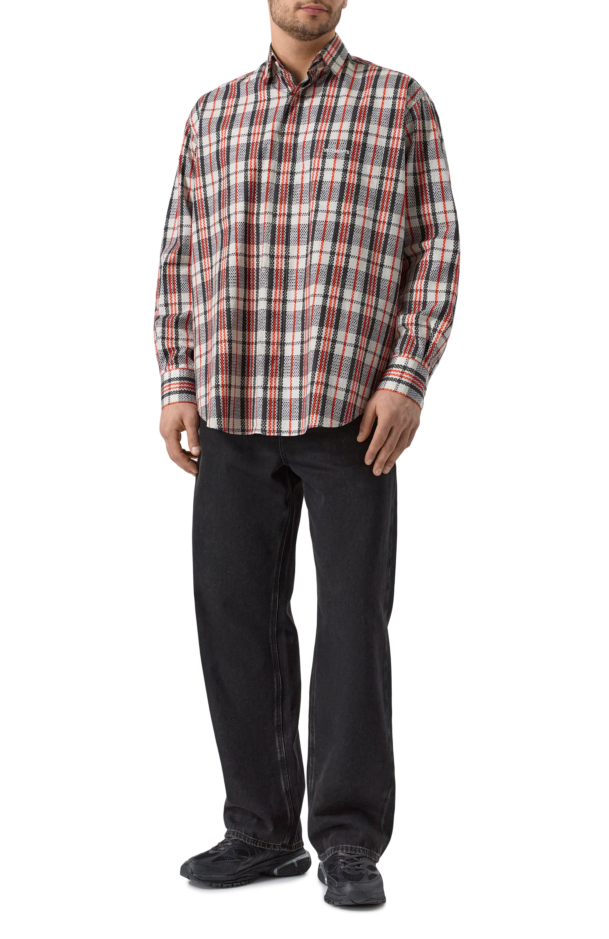 Хлопковая рубашка VETEMENTS, арт. UE54SH380B, фото 2