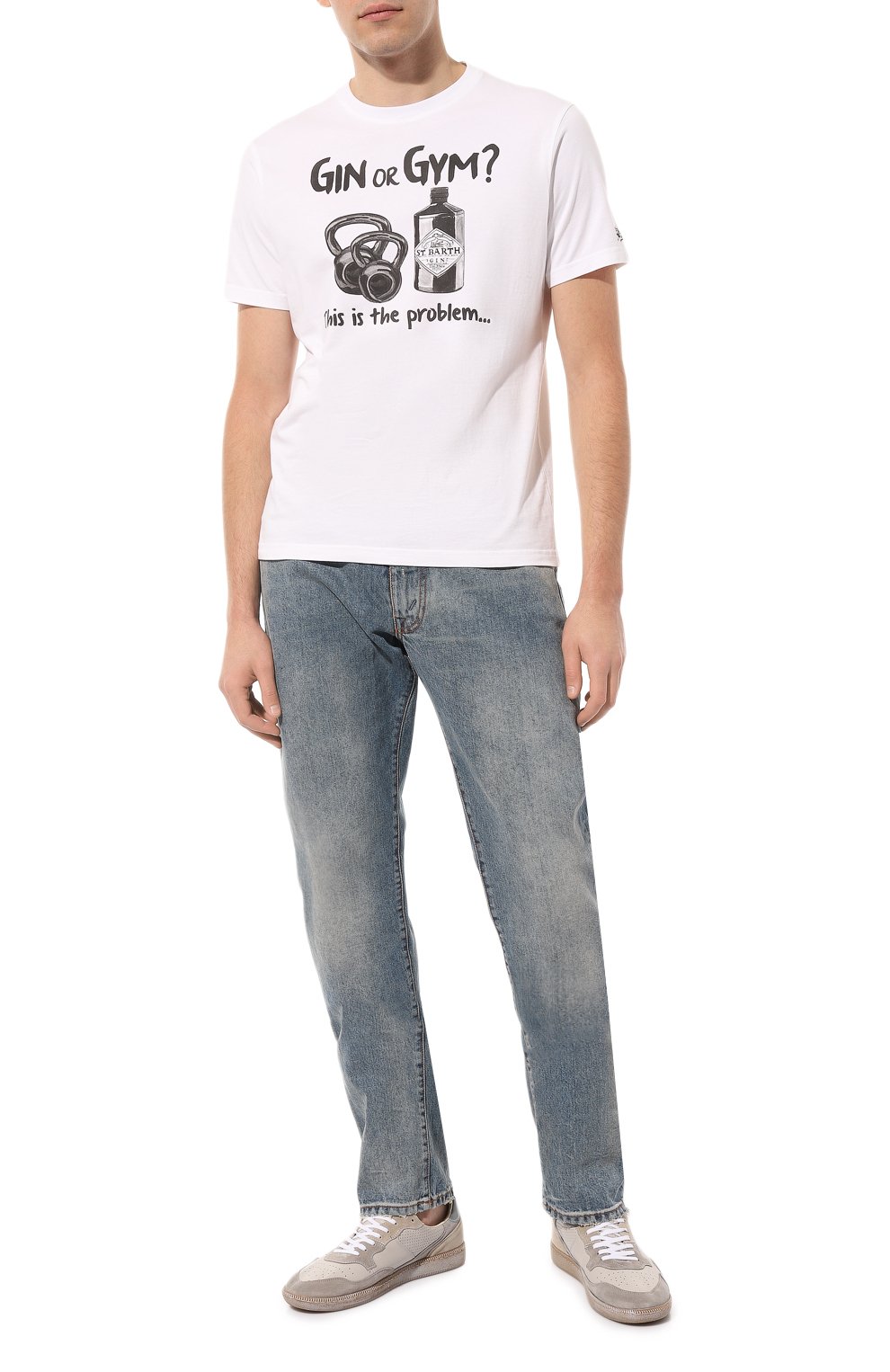 Хлопковая футболка MC2 SAINT BARTH, арт. STBM/TSHIRT MAN/07078D, фото 2