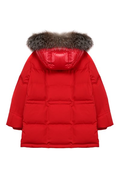 Пуховик с меховой отделкой на капюшоне MONCLER ENFANT, арт. E2-954-42369-25-53066/4-6A, фото 2