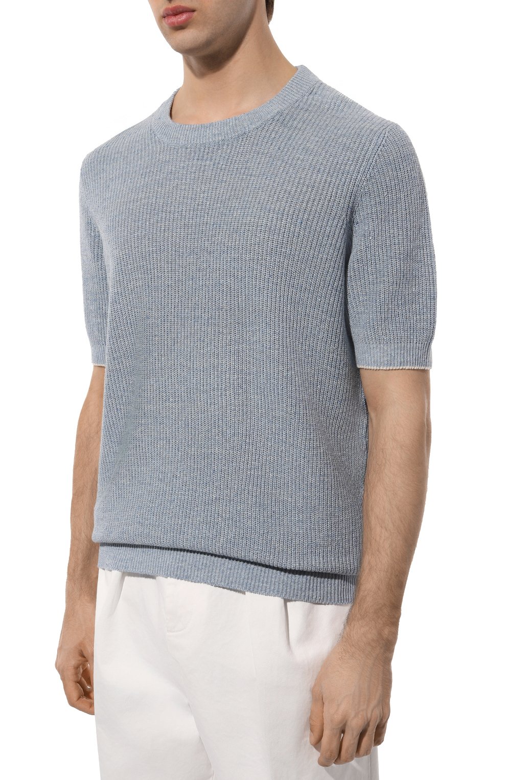  Джемпер изо льна и хлопка BRUNELLO CUCINELLI, арт. M2L70B2257, фото 3