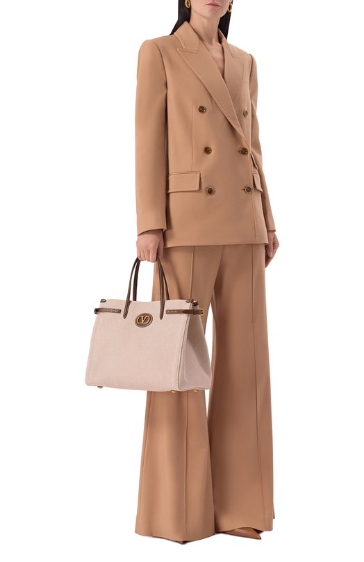 Сумка-тоут Antibes medium Valentino 6Y2B0D16/LYM Бежевый  6Y2B0D16/LYM Фото 7