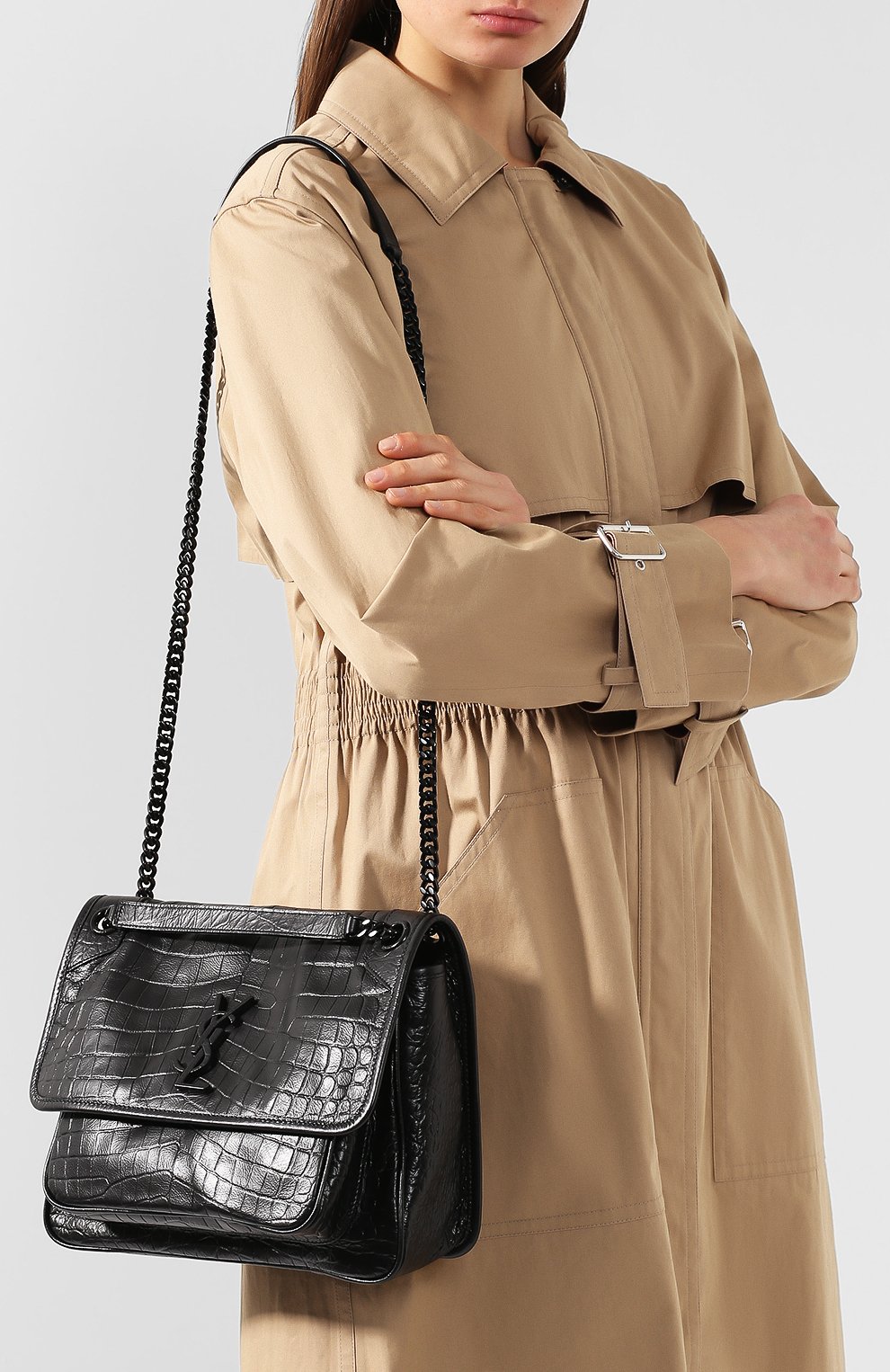 Сумка niki medium SAINT LAURENT, арт. 548942/1K00U, фото 5