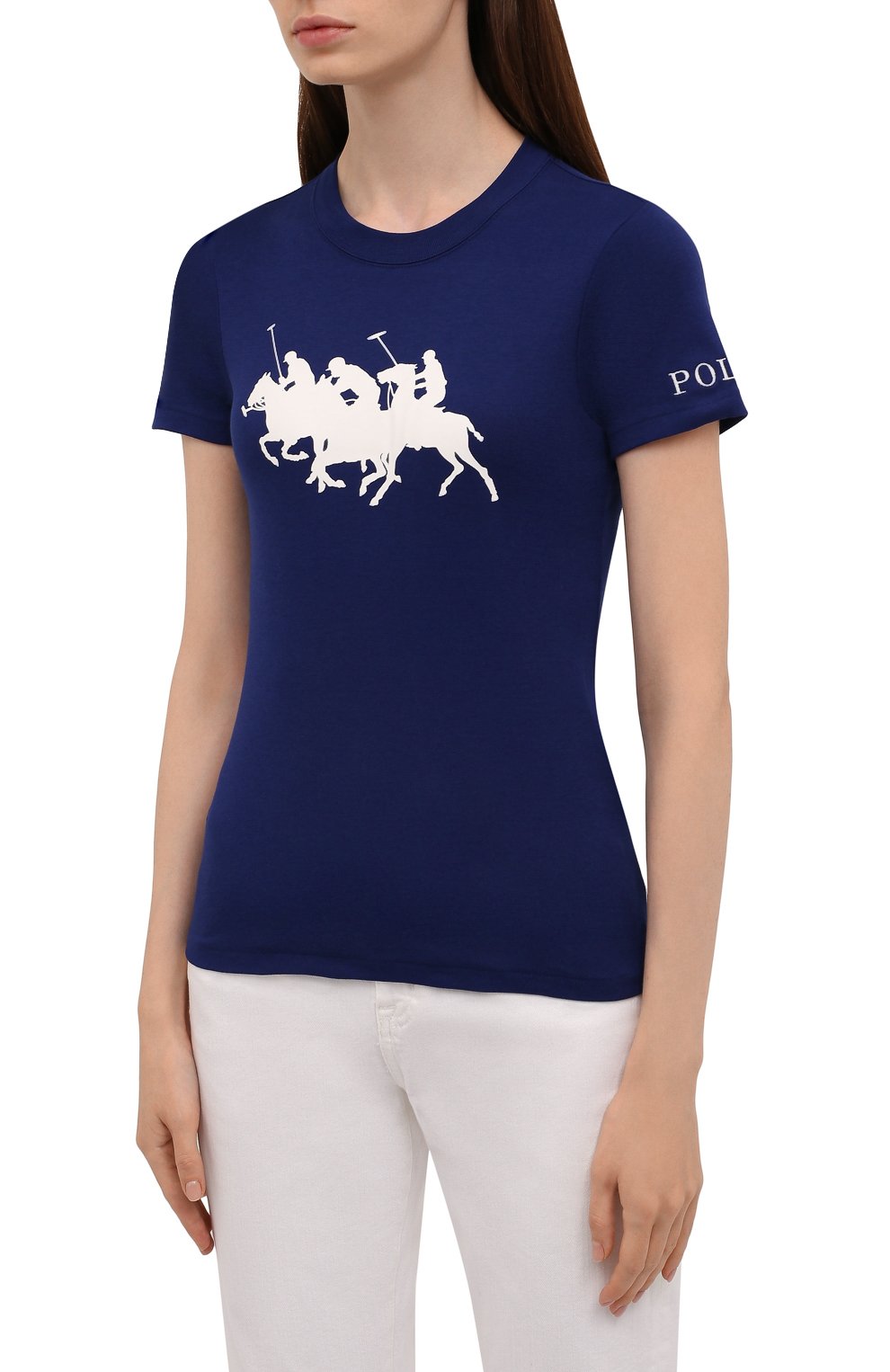 Хлопковая футболка POLO RALPH LAUREN, арт. 211839186, фото 3