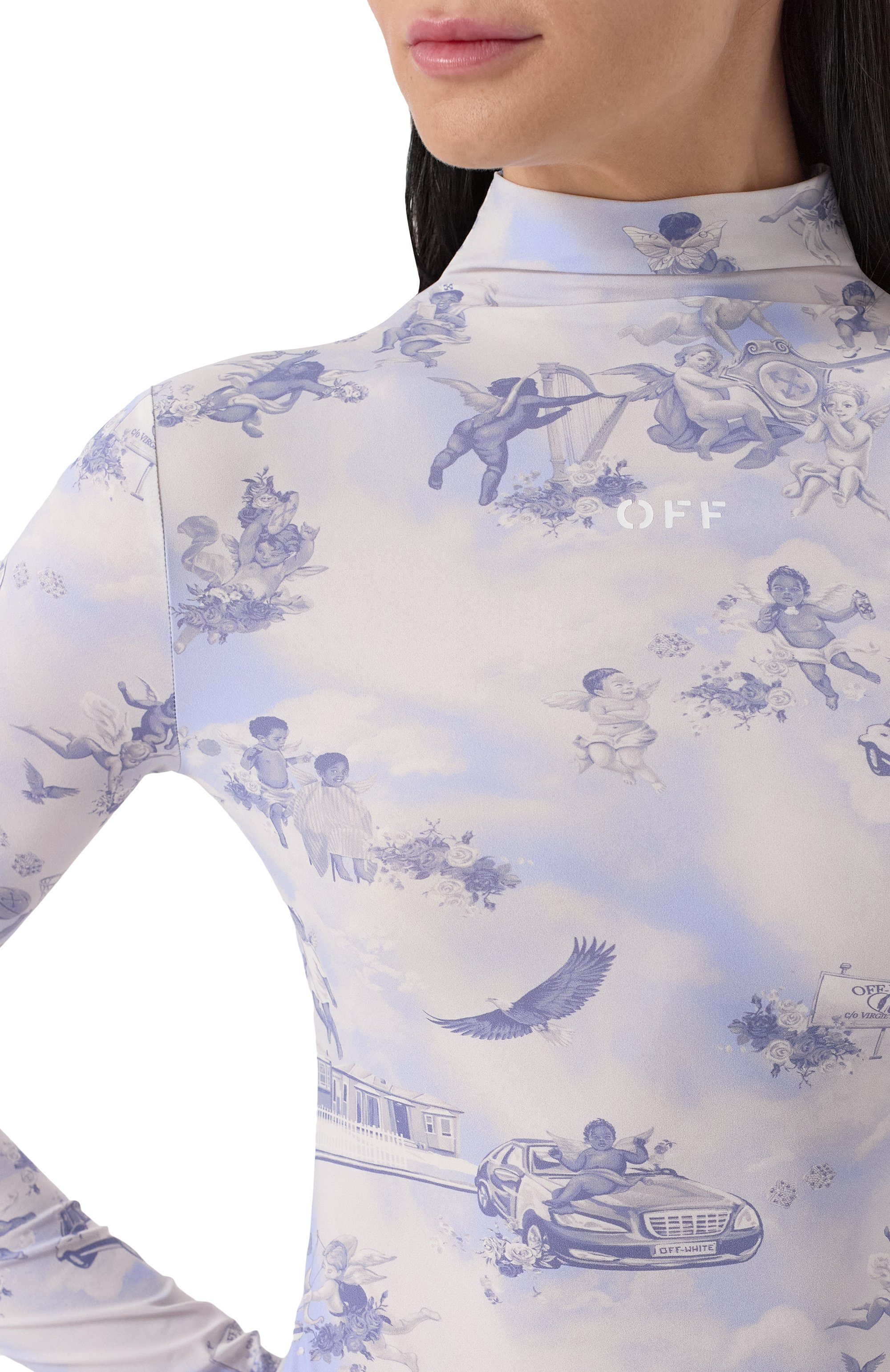 Платье OFF-WHITE, арт. 0WDB540S25JER002, фото 5