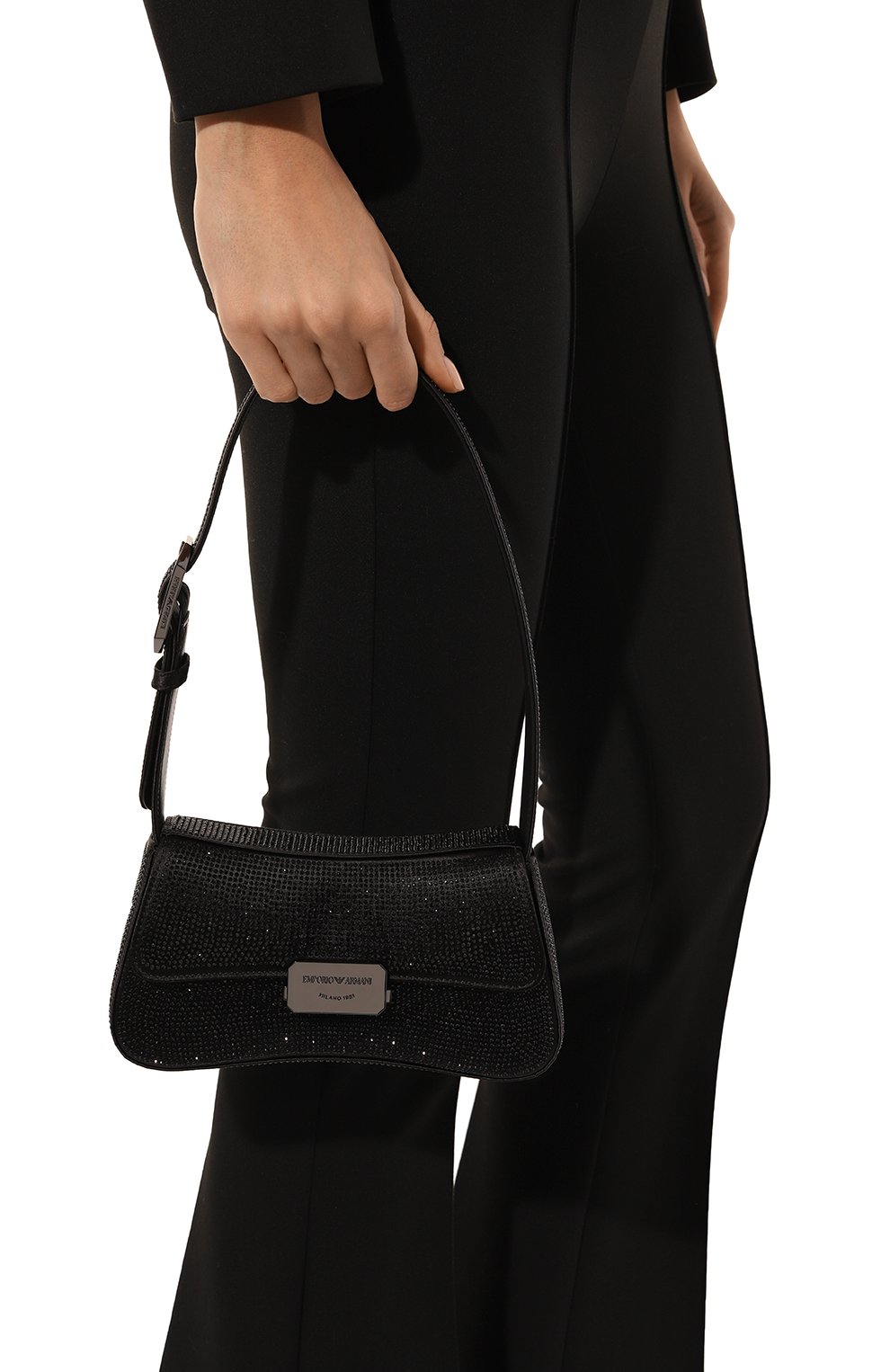 Сумка EMPORIO ARMANI черного цвета по цене 37200 руб., арт. Y3E244/YZZ9I, фото 2 Сумка EMPORIO ARMANI, арт. Y3E244/YZZ9I, фото 2