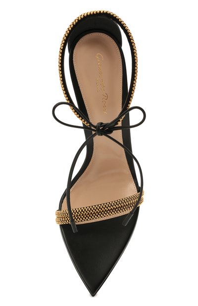 Кожаные босоножки messalina GIANVITO ROSSI, арт. G61646.15RIC.XCNNENE, фото 5