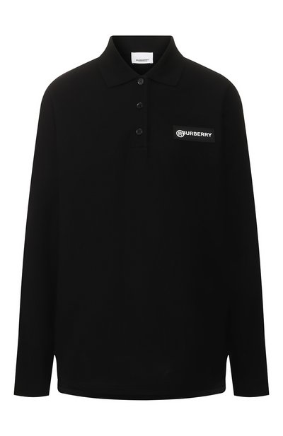 Женское хлопковое поло BURBERRY, арт. 8024542
