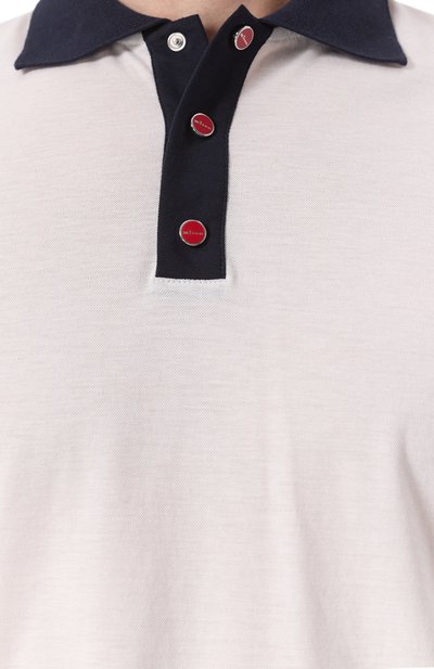 Хлопковое поло KITON, арт. UMK0724A0011, фото 5