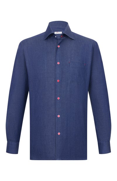 Мужская джинсовая рубашка KITON, арт. UMCNERPH09696