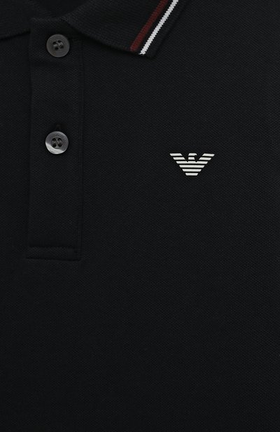 Хлопковое поло EMPORIO ARMANI, арт. 8N4FB5/1JPTZ, фото 3