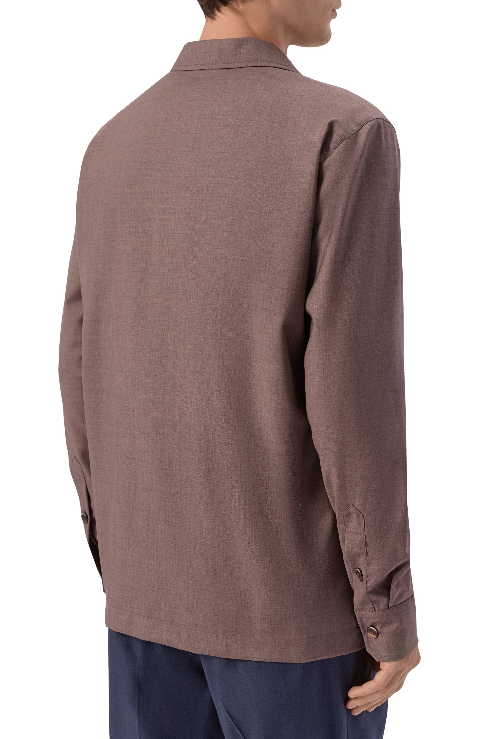 Шерстяная рубашка CAPOBIANCO, арт. 20M514.UN00., фото 4