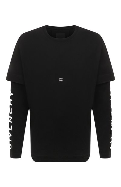 Мужская хлопковый лонгслив GIVENCHY, арт. BM71G5/3YAM