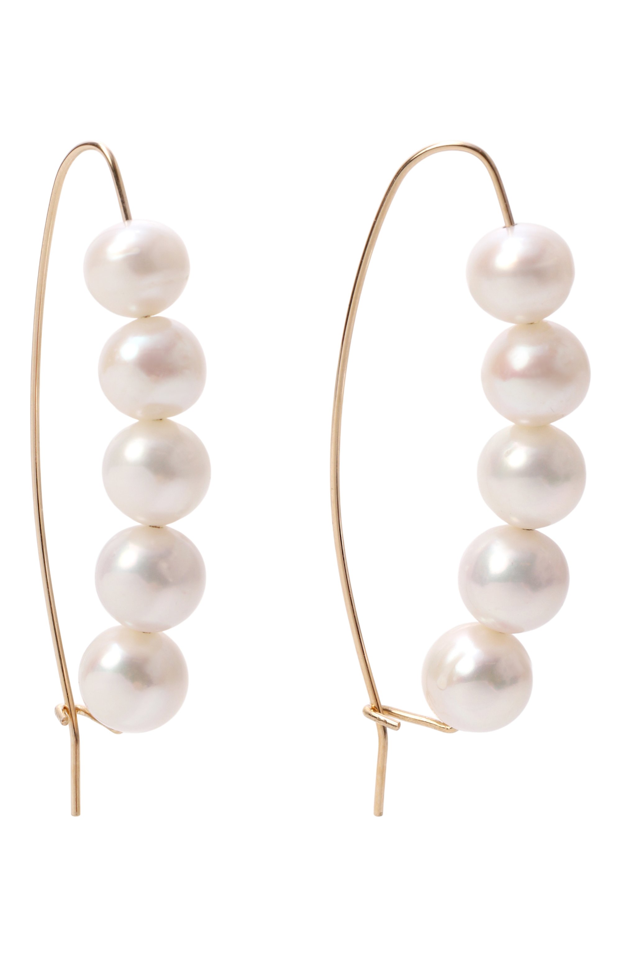 Серьги VIEN белого цвета по цене 24900 руб., арт. 26-409, фото 3 Серьги VIEN, арт. 26-409, фото 3