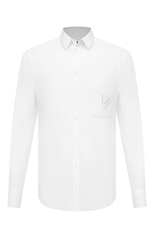 Хлопковая рубашка Dolce & Gabbana G5ML0Z/FU5EW Белый G5ML0Z/FU5EW