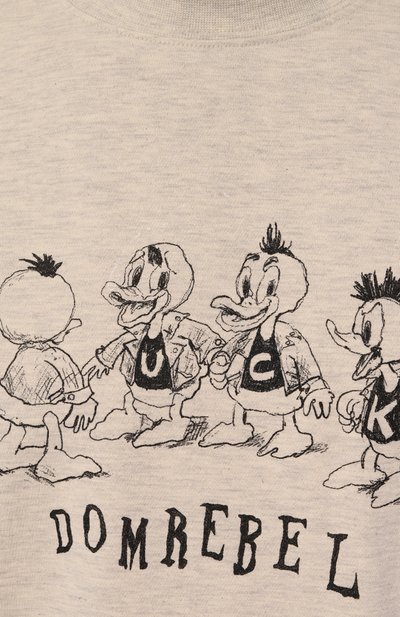 Хлопковая футболка DOMREBEL, арт. M SCH00LYARD T-SHIRT/TSHIRT, фото 5